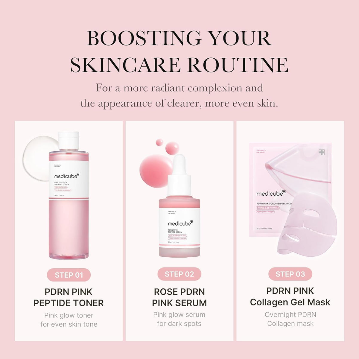 Medicube PDRN Pink Cica Soothing Toner