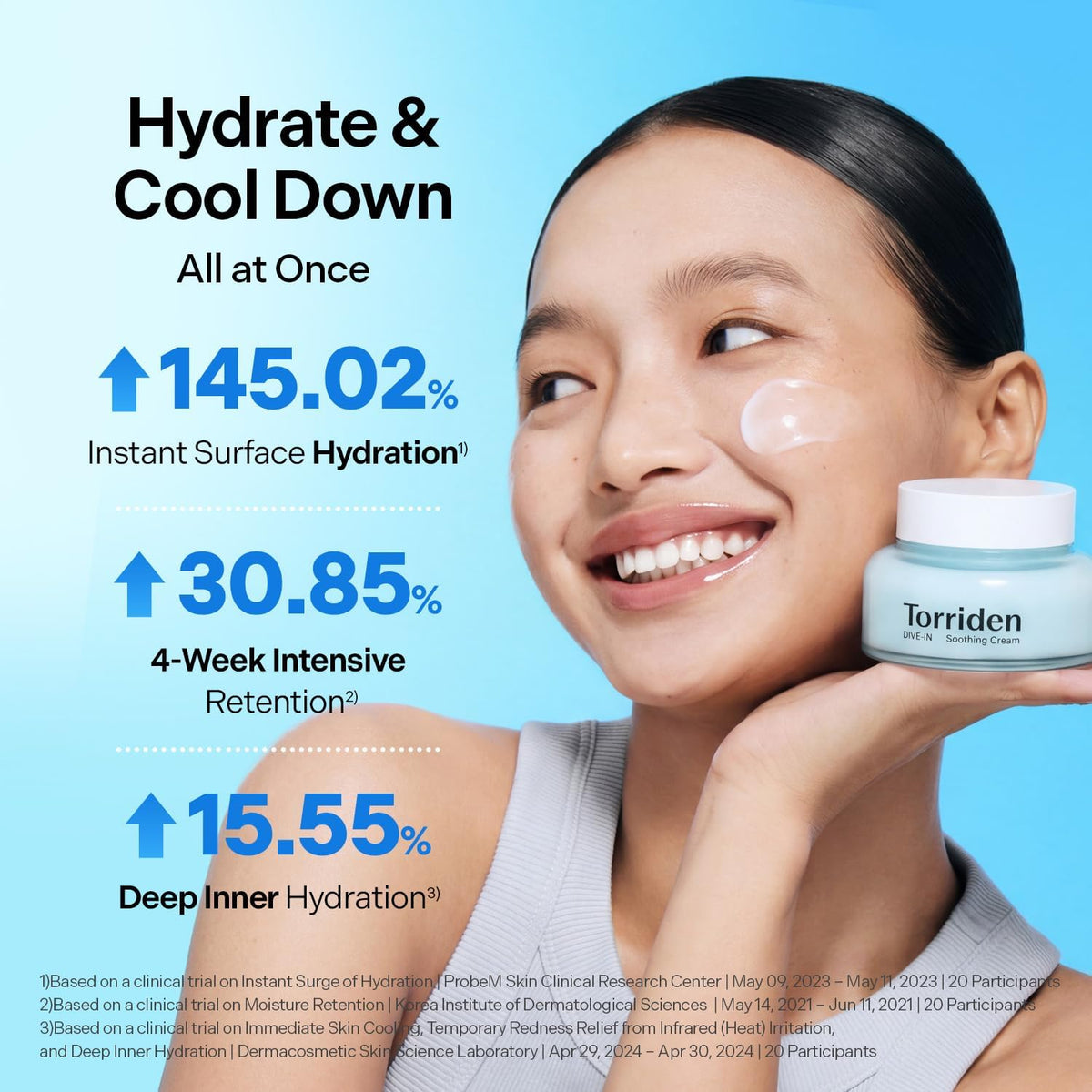 TORRIDEN DIVE-IN LOW MOLECULAR HYALURONIC ACID SOOTHING CREAM 100 ml