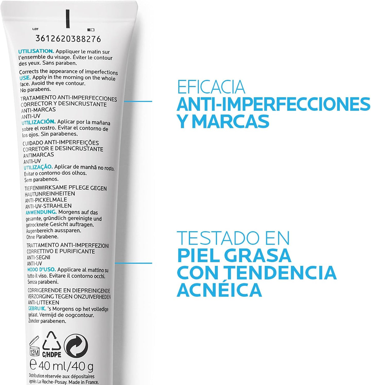 LA ROCHE-POSAY EFFACLAR DUO(+) SPF30 40 ml