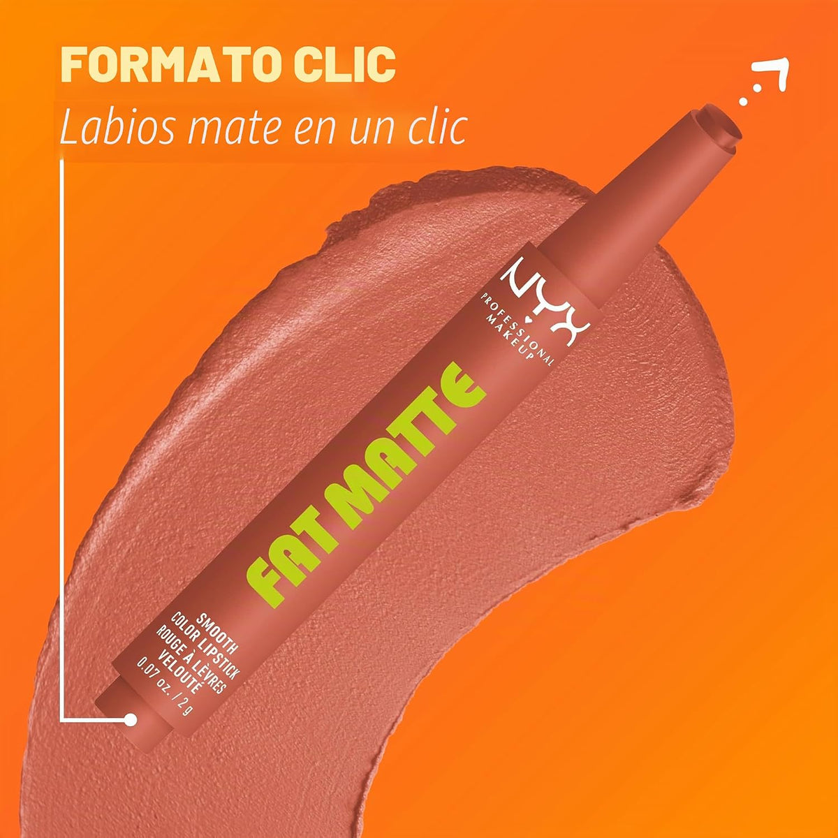 NYX Fat Matte Lipstick — Cozy Whipped