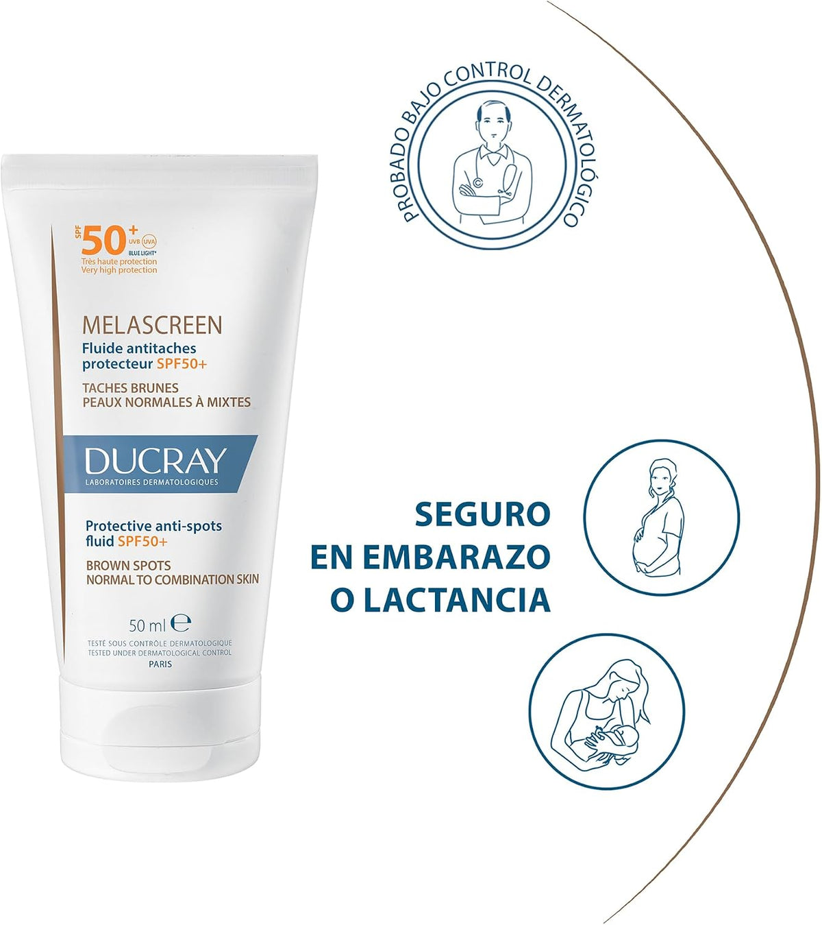 Ducray Melascreen Protective Anti-Spot Cream SPF50+ – 50 ml