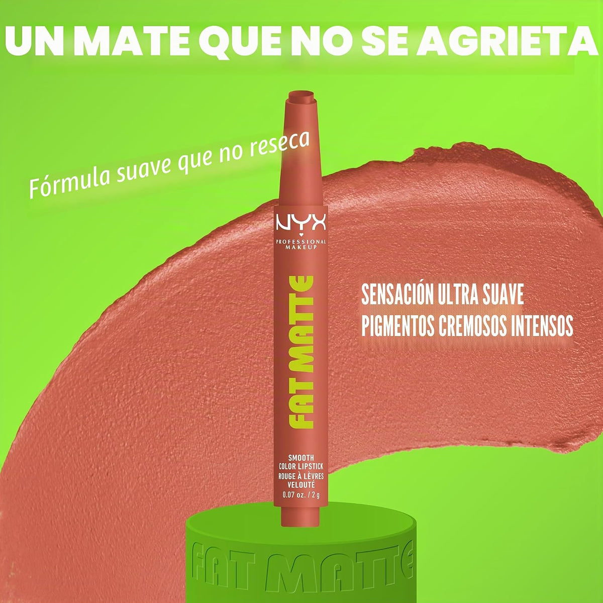 NYX Fat Matte Lipstick — Cozy Whipped