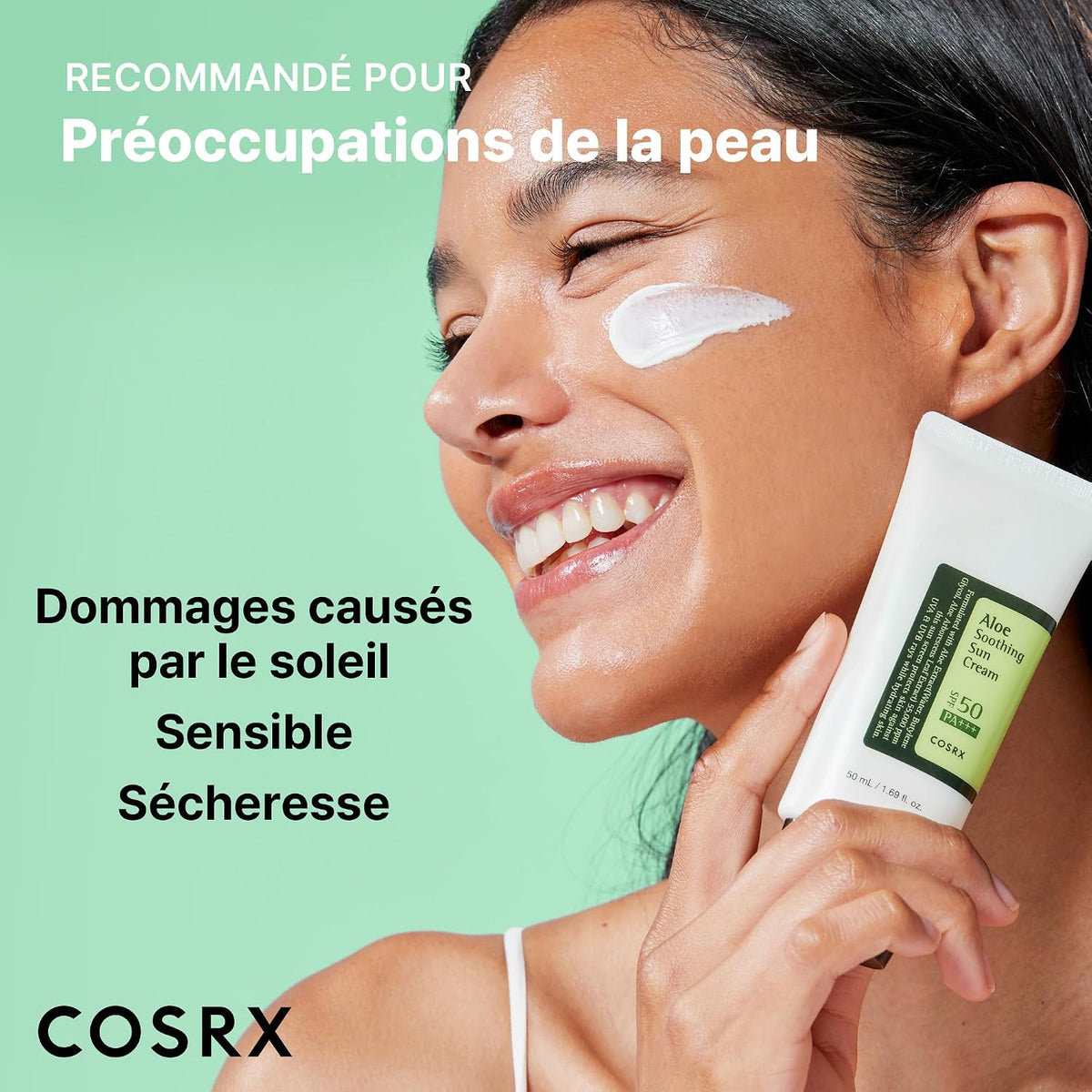 COSRX ALOE SOOTHING SUN CREAM SPF50+ 50 ml