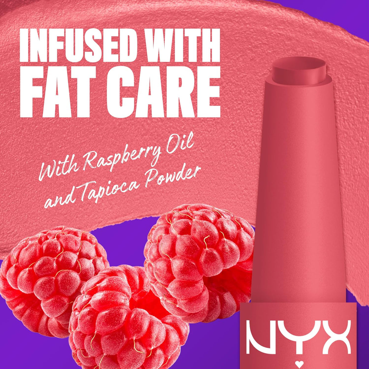 NYX Fat Matte Lipstick — Pink Puff