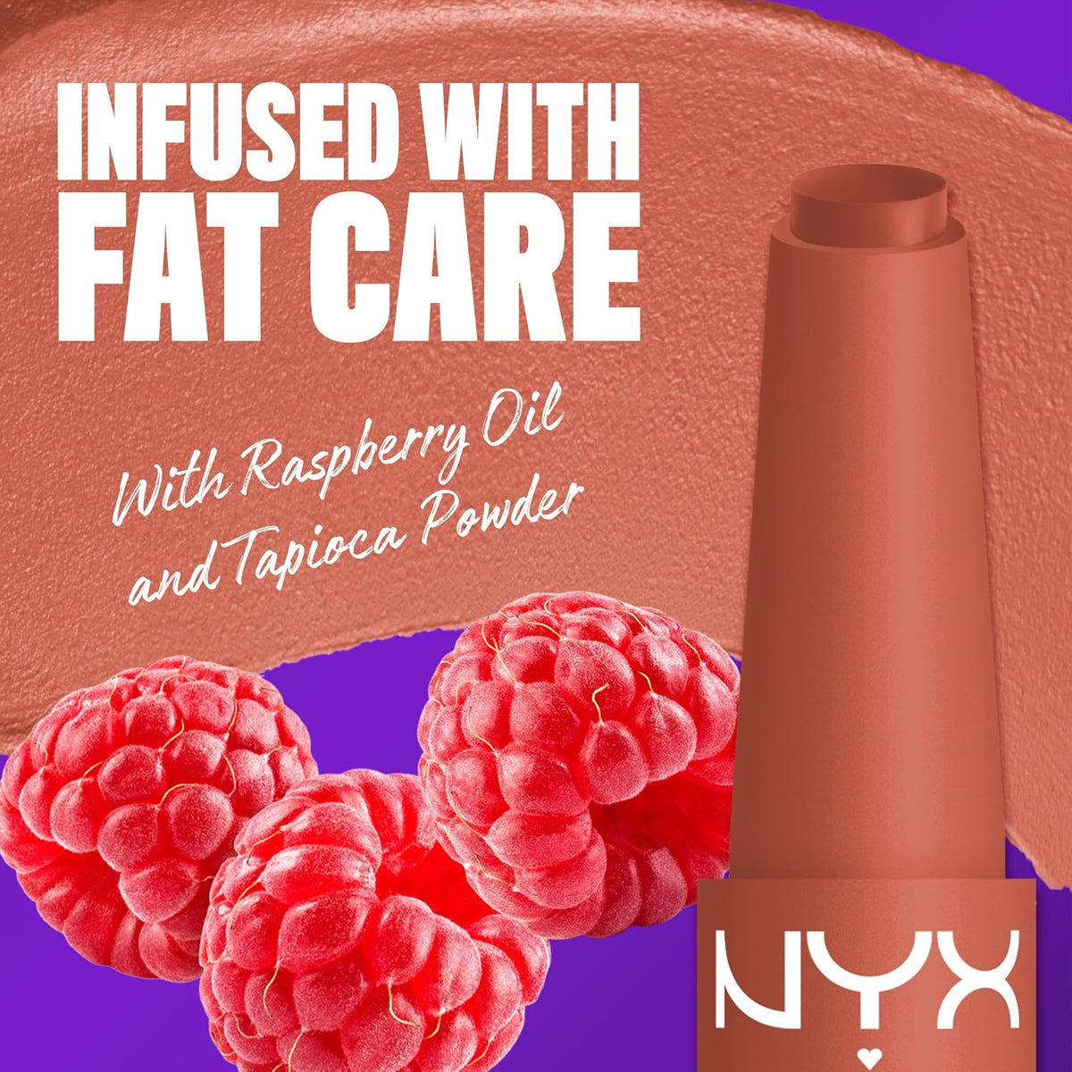 NYX Fat Matte Lipstick — Cozy Whipped