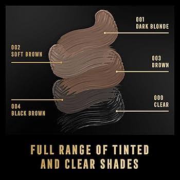 MAX FACTOR 2000 CALORIE VOLUMISING BROW GEL — #001 DARK BLONDE · 4,5 ml
